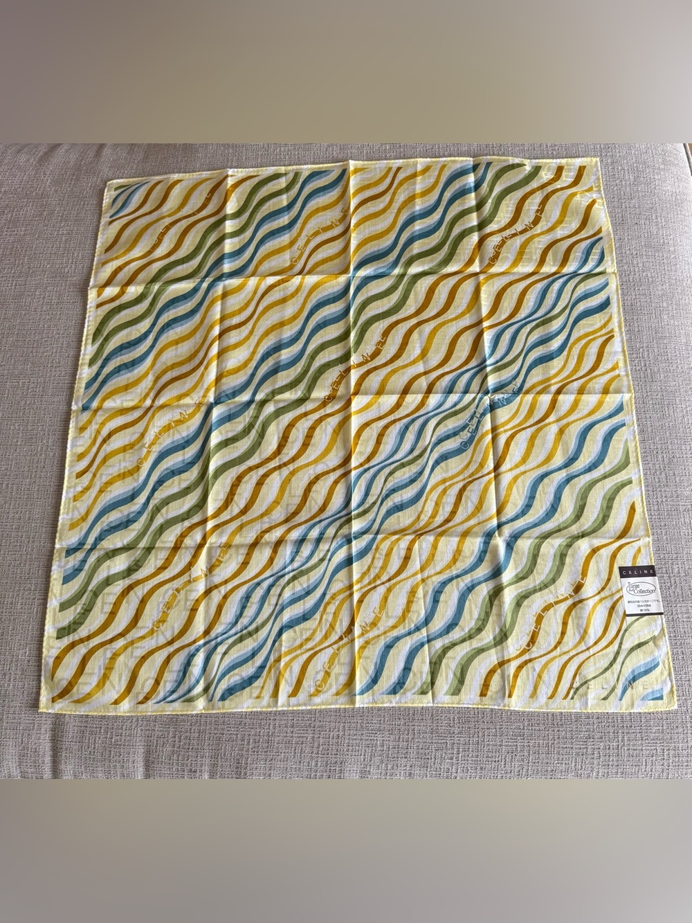 NWT Vintage CELINE Japan Large Collection Scarf 58x58